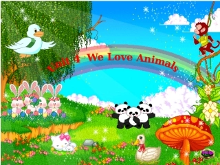 三年级上册英语第四单元《We+love+animals》ALet'slearn