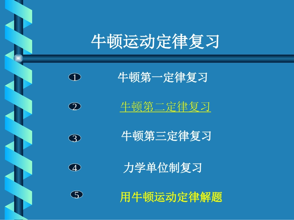 牛顿运动定律复习_第1页