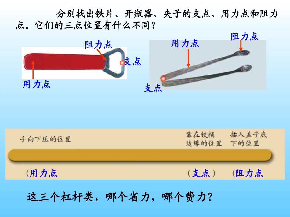 (教科版)六年级科学上册课件_杠杆类工具的研究_2_第3页