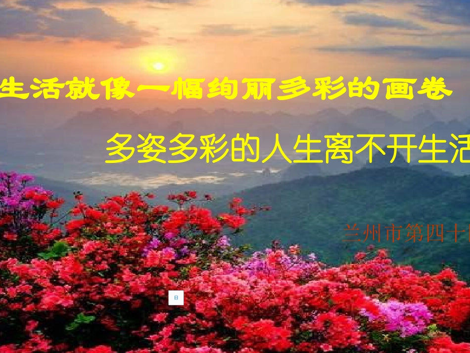 多彩的生活情趣课件_第1页