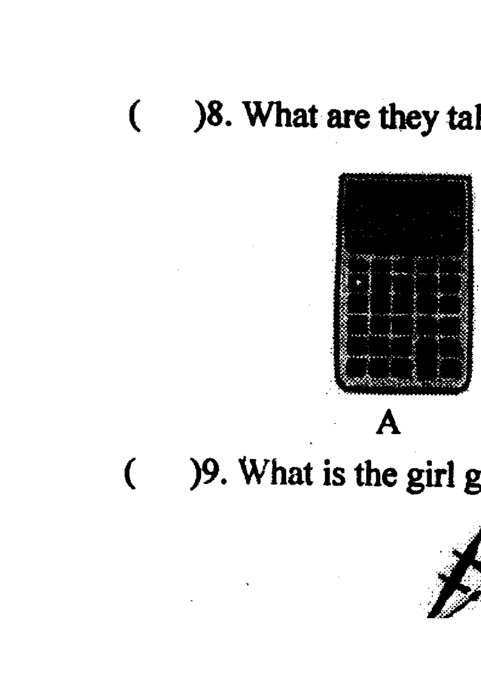 安庆市2013-2014学年度第一学期期末九年级英语试题及答案_第3页