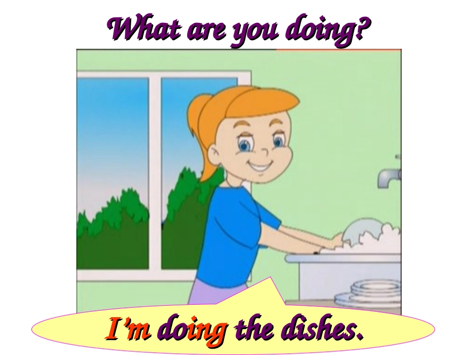 赵侠pep6Unit4WhatareyoudoingALet'slearn&talk课件_第3页