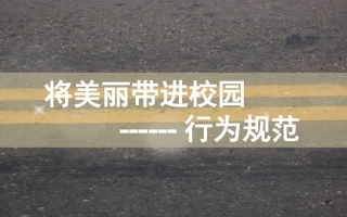 中学生行为习惯主题班会