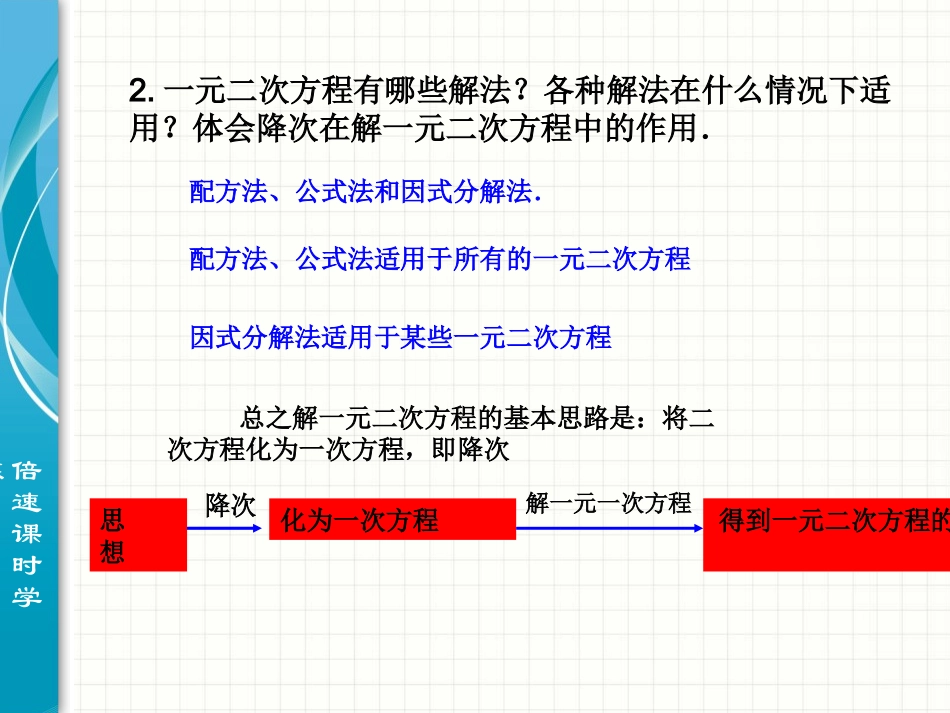 一元二次方程章节的知识整理_第3页