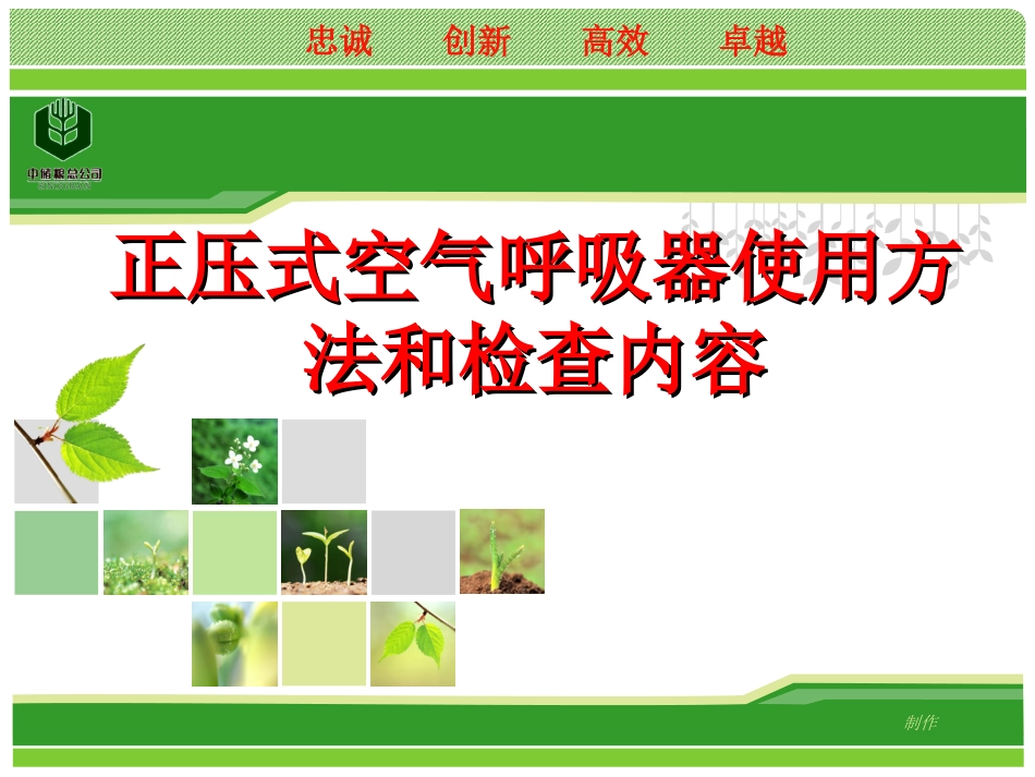 正压式空气呼吸器使用方法和检查内容_第1页