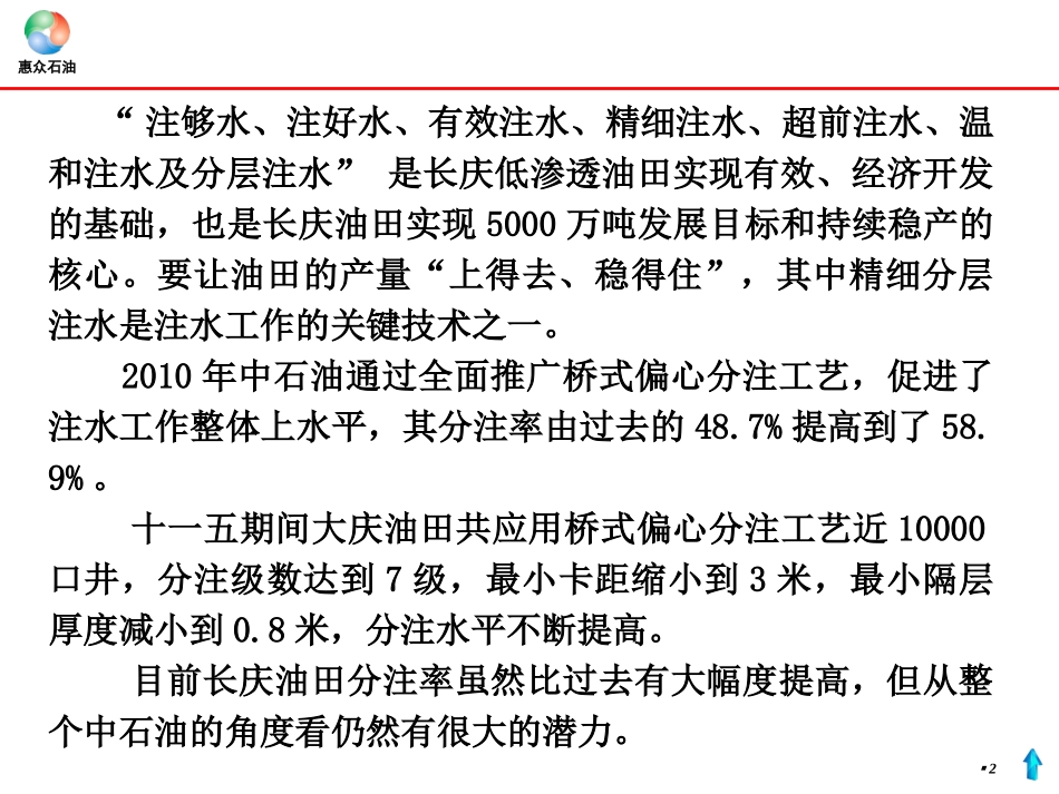 桥式偏心分层注水工艺技术汇报_第2页
