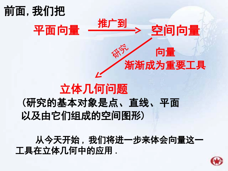 立体几何中的向量方法一_第2页
