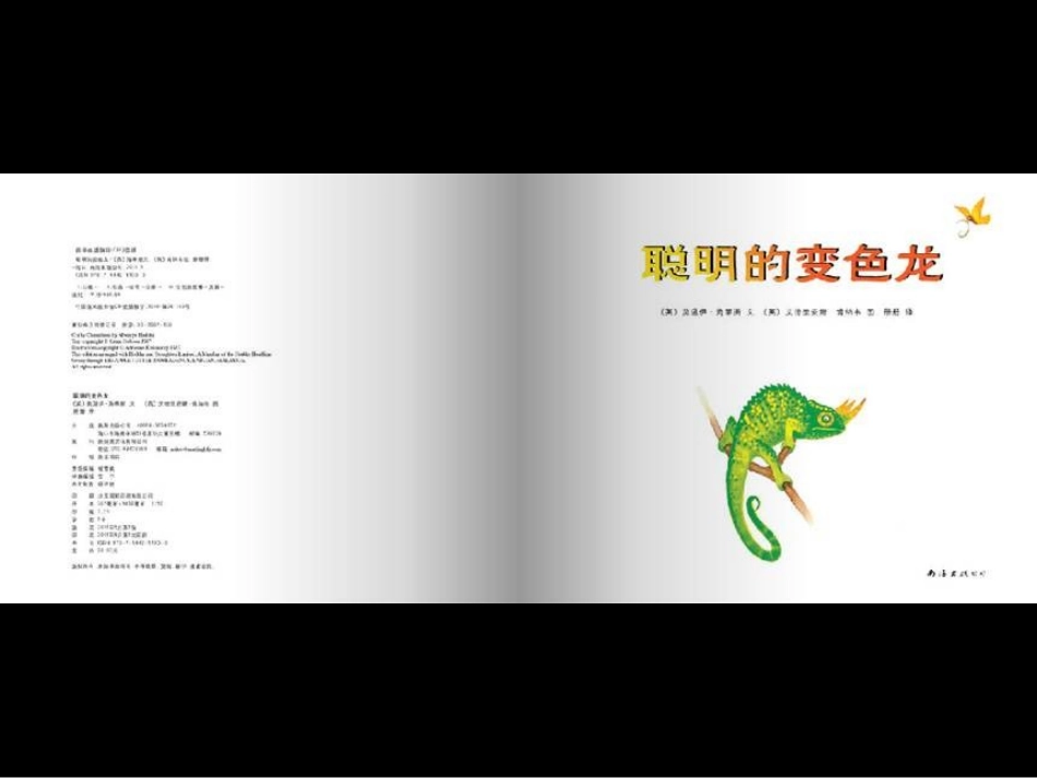 儿童绘本：《聪明的变色龙》_第2页