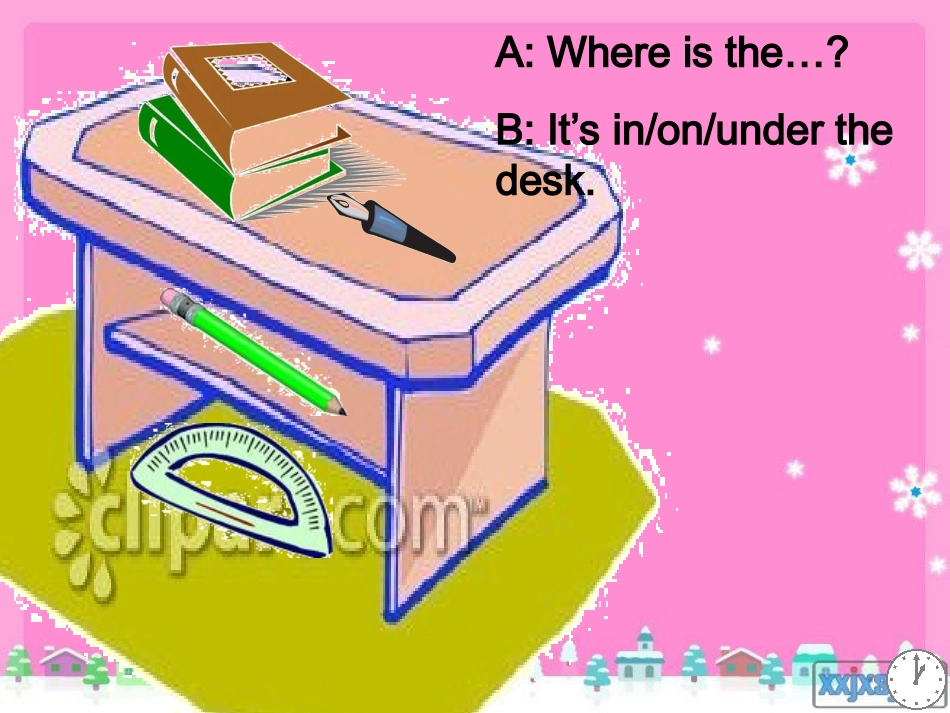 PEP版小学英语三年级下Unit5_Where_is_my_ruler？课件第三课时_第3页