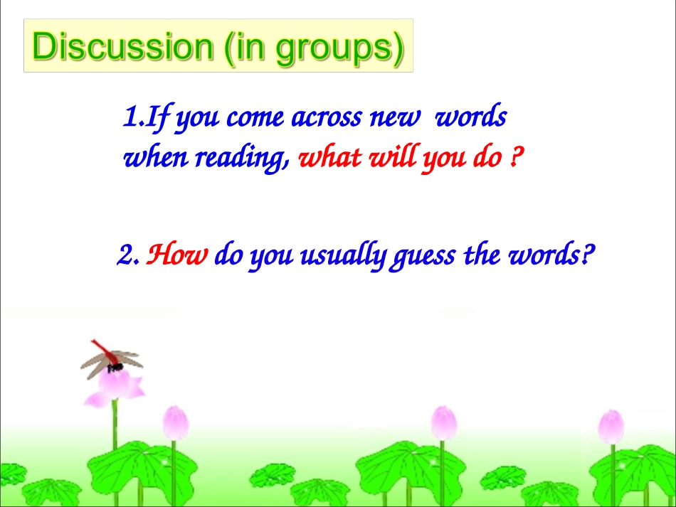 阅读能力培养之词语障碍突破训练_第2页