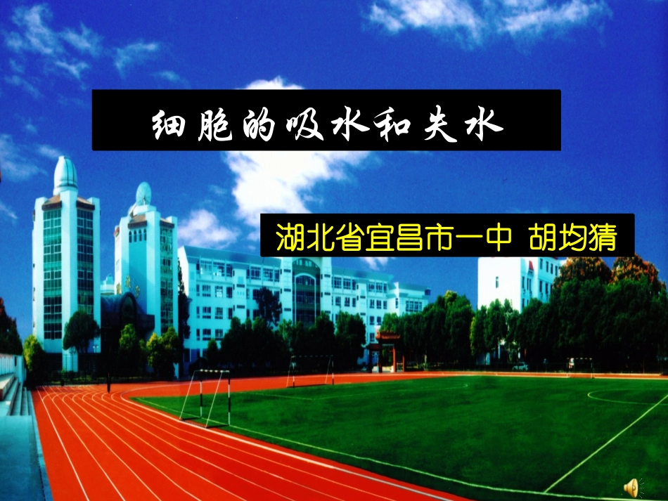 细胞的吸水和失水_第1页
