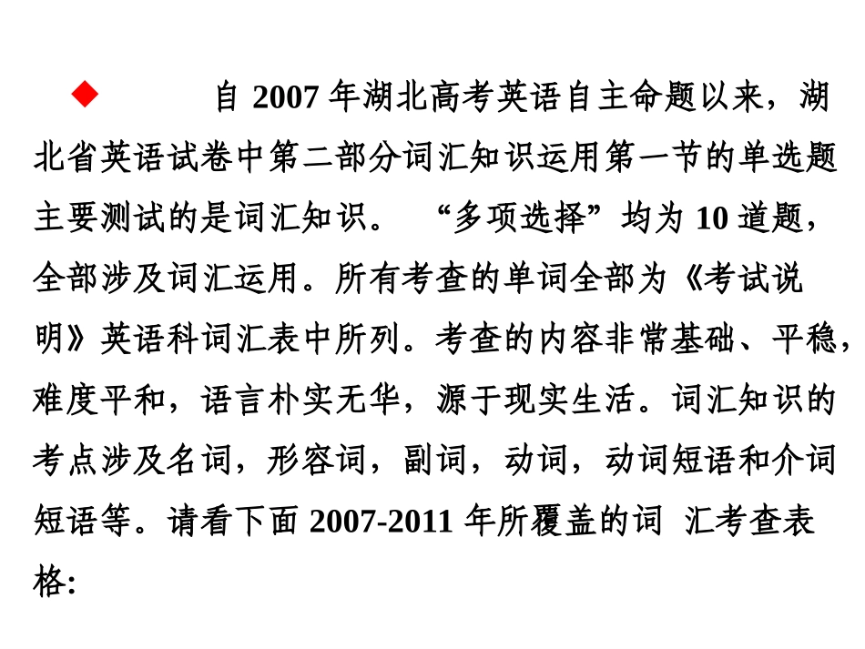 2012届高考英语第二轮复习单项选择专题_第3页