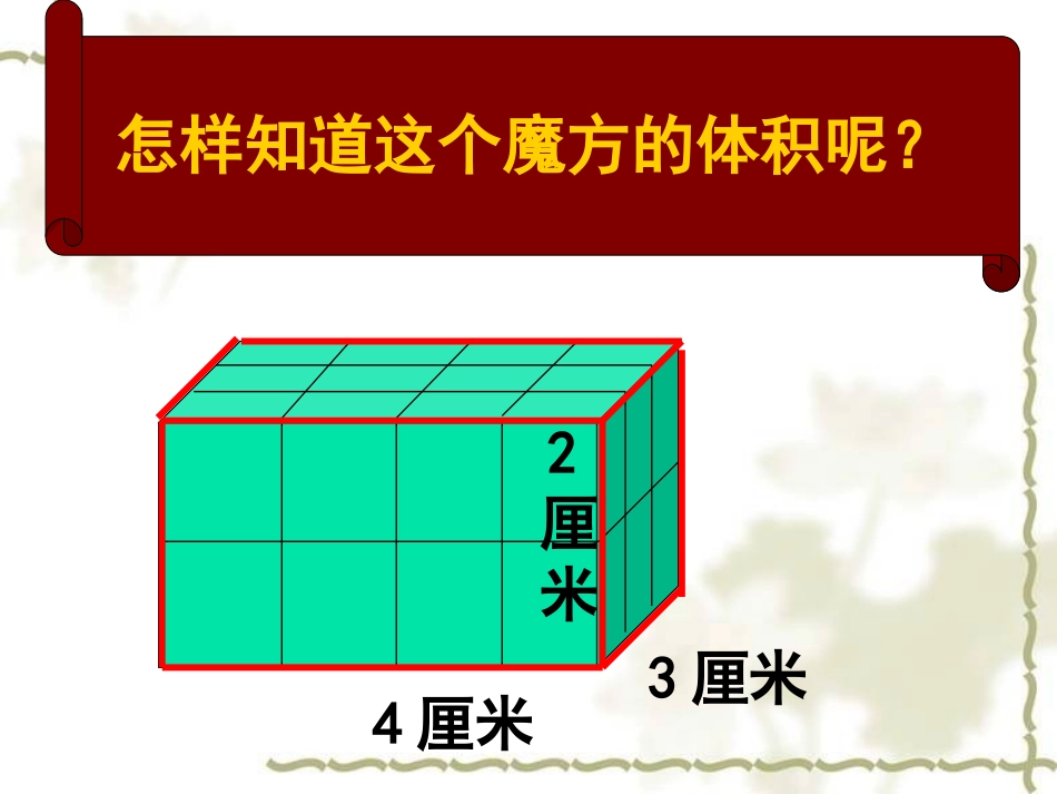 (人教新课标)五年级数学课件_体积计算_第3页