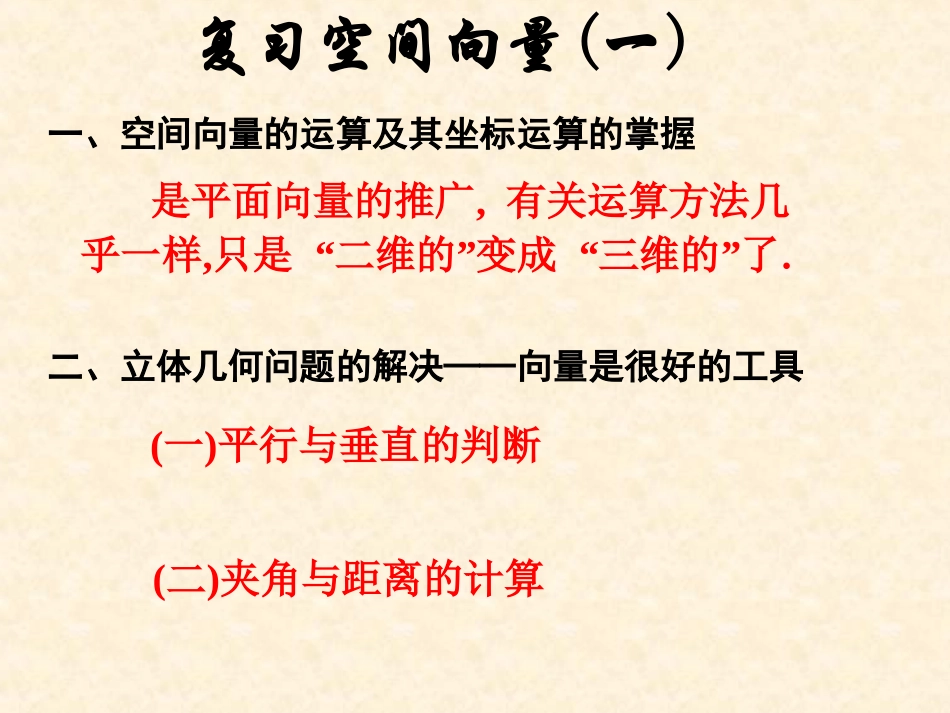 高考数学中利用空间向量解决立体几何的向量方法(五)——在立体几何中综合应用_第3页