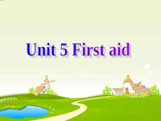 Unit 5 First aidWarming up优秀课件