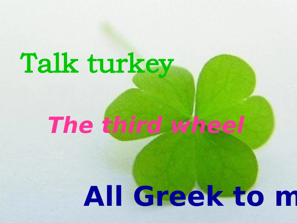 简单有趣的英语俚语_第2页