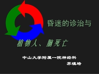 昏迷的诊治与植物人、脑死亡