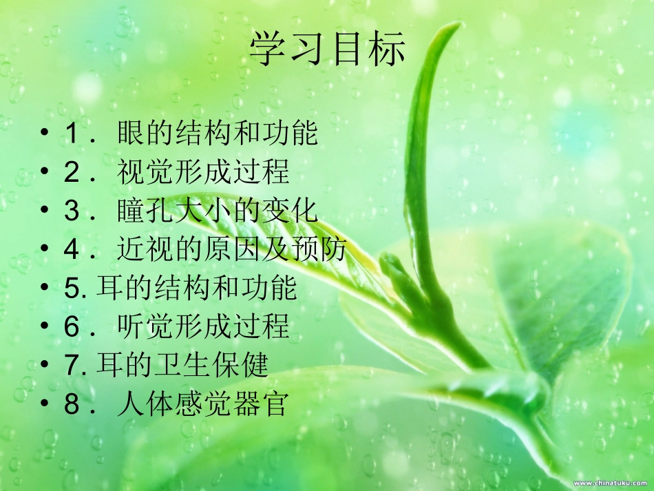 第1节__人体对外界环境的感知_第2页