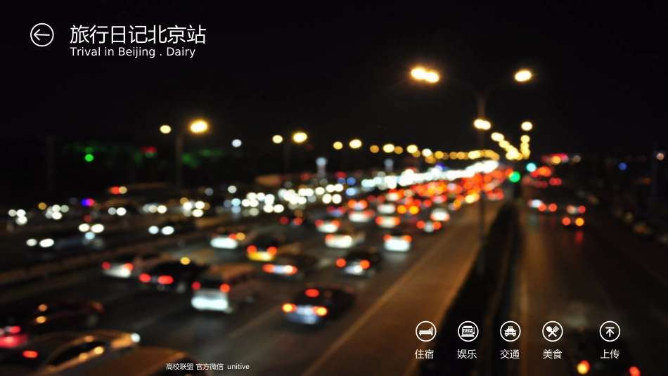 旅游日记ios风格ppt模板_第1页