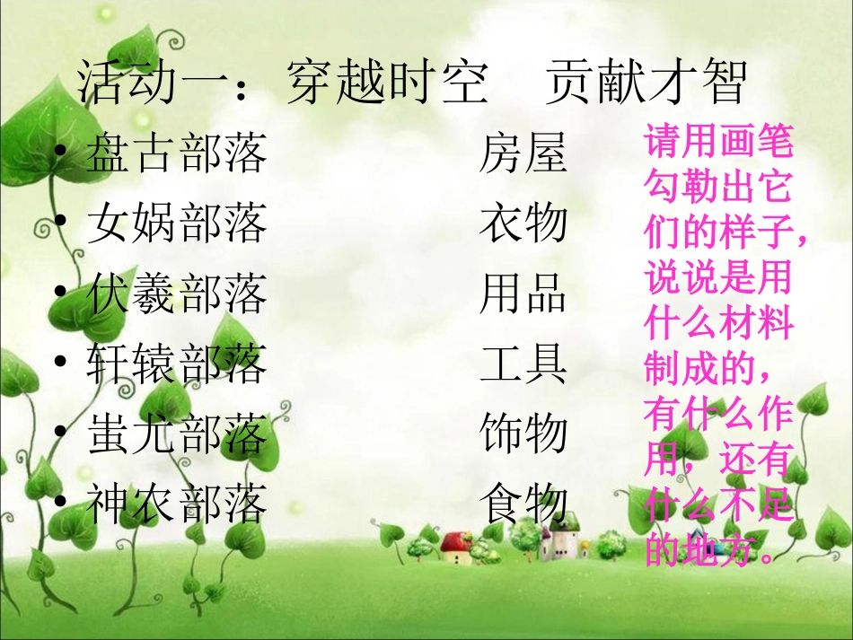 五年级品德与社会《先民的生活》_第3页