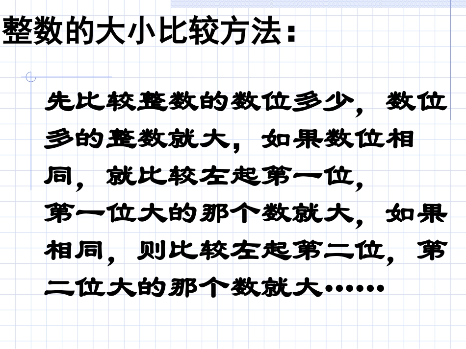 ((人教版))小学数学二年级《整数的大小比较方法》课件_第1页