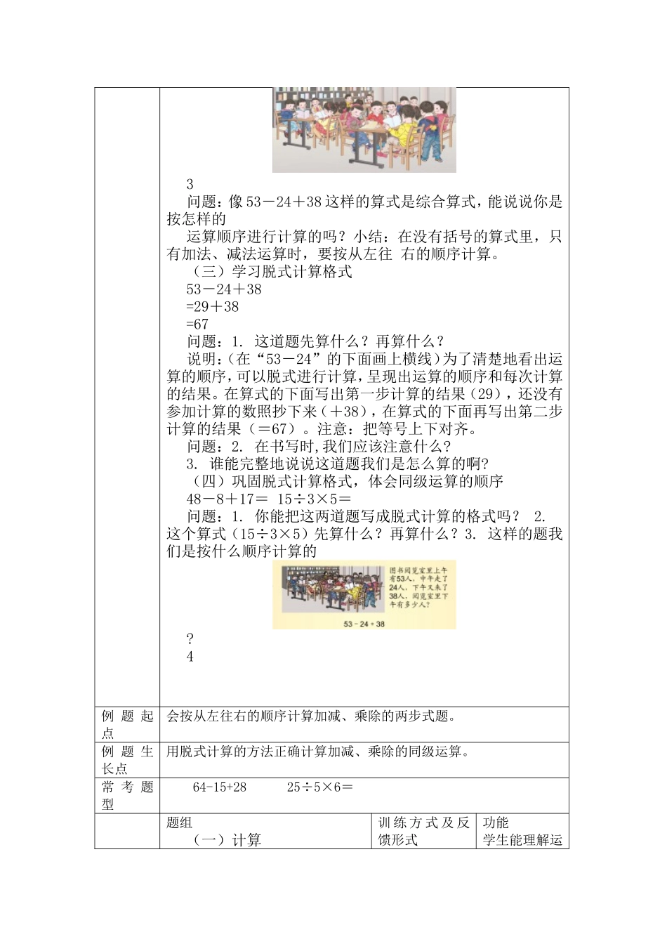 小学二年级班数学科备课记录表_第2页