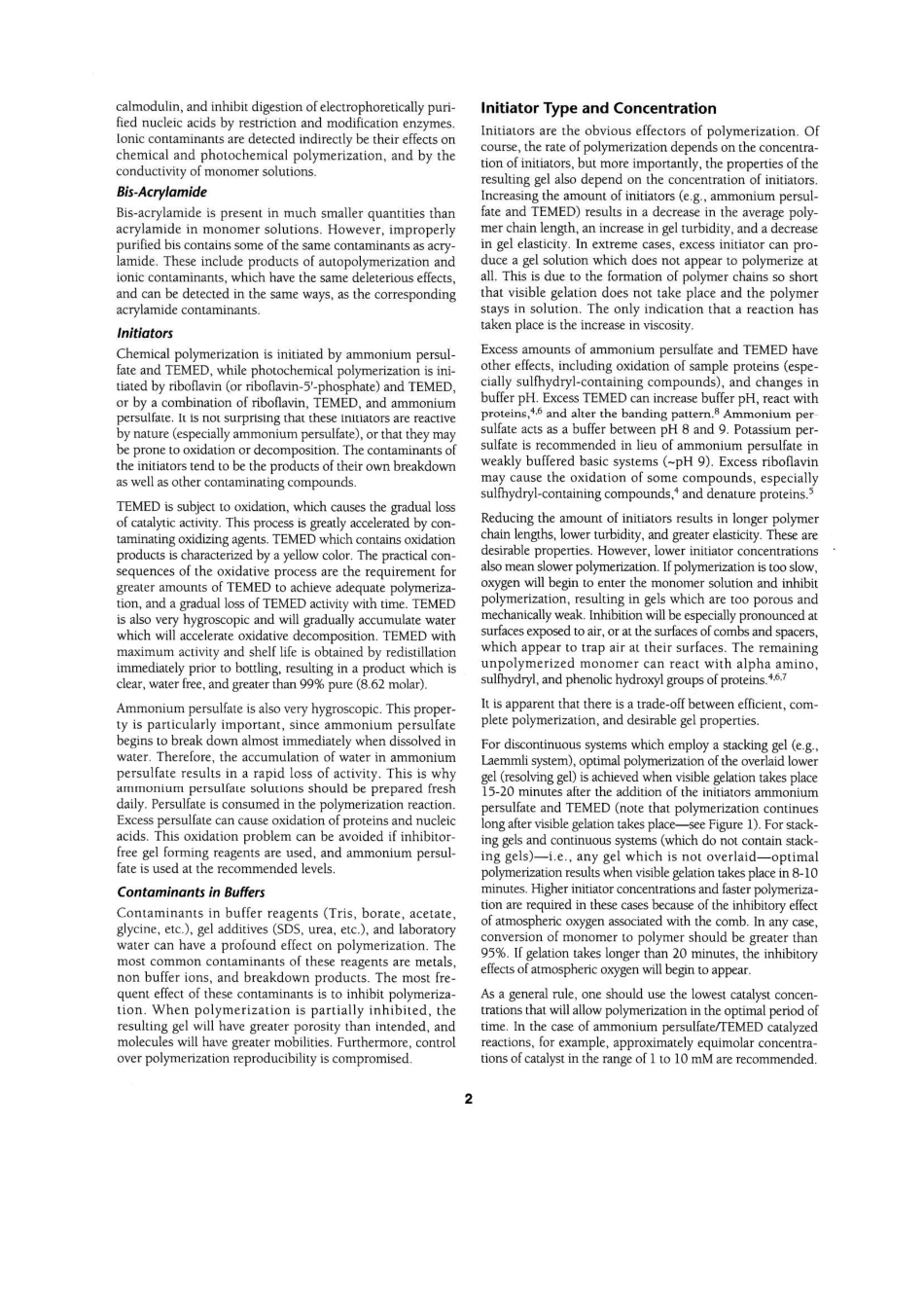 BIO-RAD APAA 电泳仪说明书_第2页