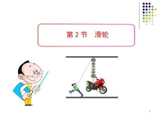 （2013春最新版）新人教版八年级物理下册：第12章第2节__滑轮