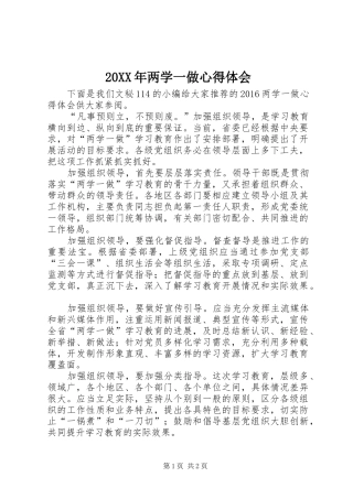 20XX年两学一做心得体会 (12)