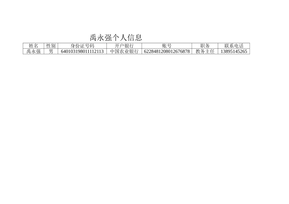 禹永强个人信息_第1页