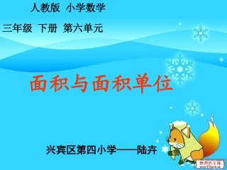《面积和面积单位》任华