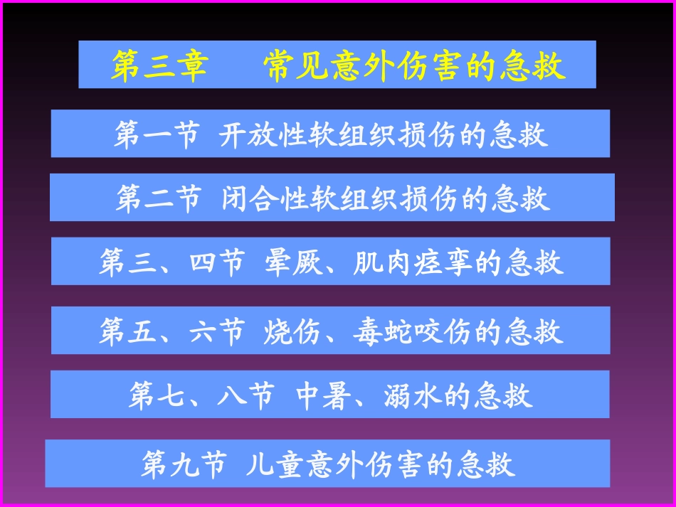 常见意外伤害的急救_第1页