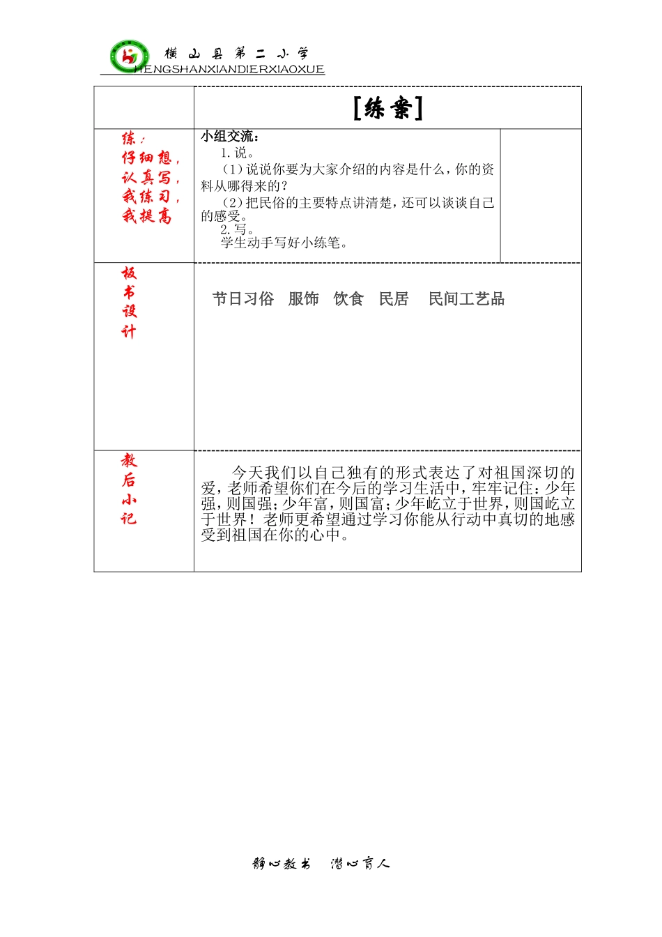 口语交际三案一体集体备课教学设计_第3页