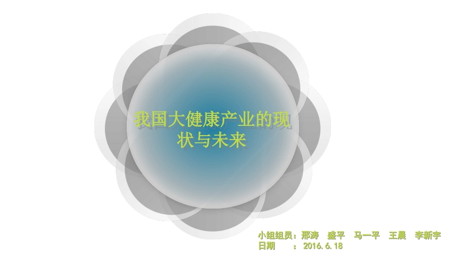 健康产业的现状与未来_第1页