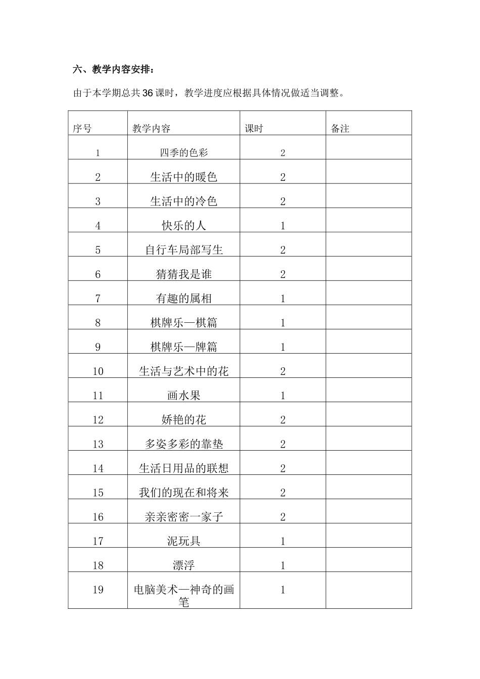 四年级美术教学规划刘笑笑_第3页