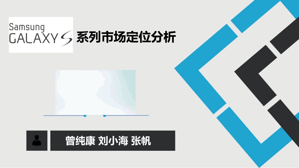 三星Galaxy S系列市场定位分析_第1页