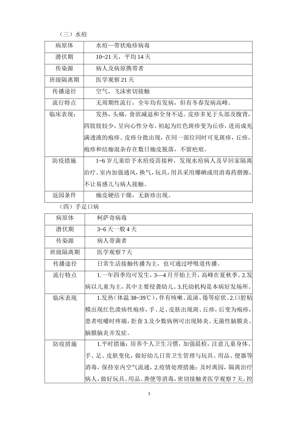 幼儿园传染病防控措施_第3页