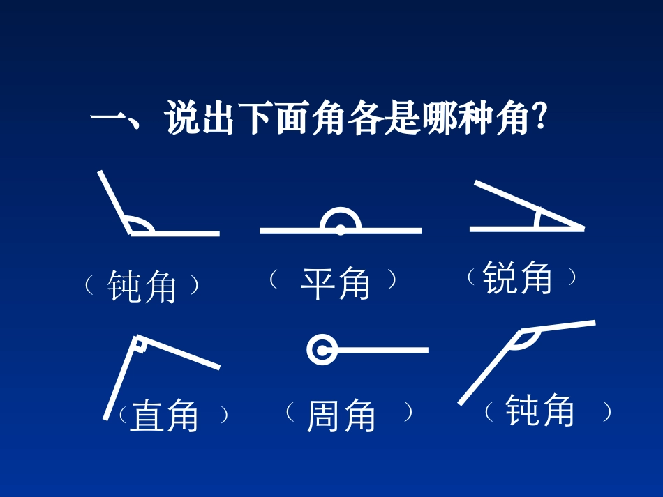 数学四年级上册《角的画法》课件_第2页