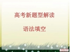 高考英语语法填空