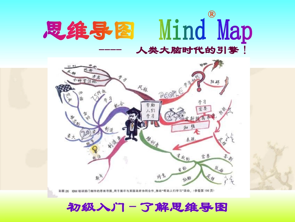 人类大脑时代的引擎——思维导图小学生入门教程)_第1页