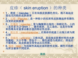 发热与皮疹的常见病