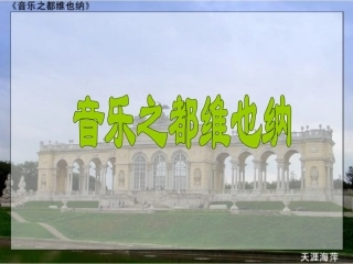 音乐之都维也纳