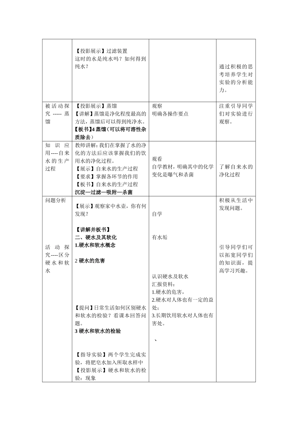 水的净化和纯化教学设计（王大刚)_第3页