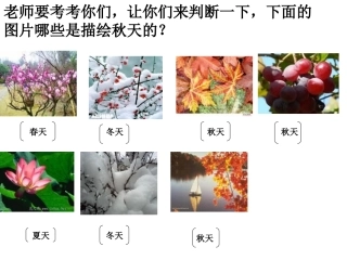 二年级语文上册1秋天的图画