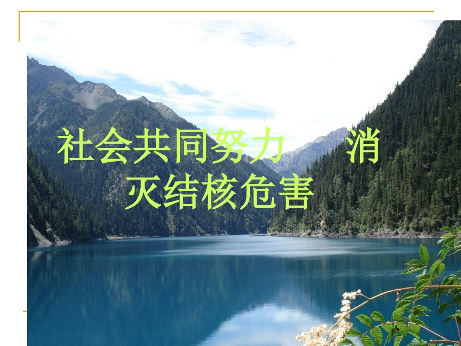 学校结核病防治知识2016年_第1页