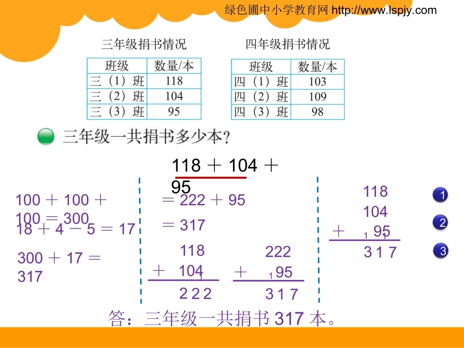 北师大版三年级数学3捐书活动_第3页