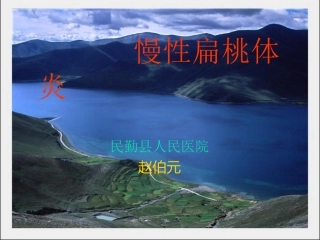 慢性扁桃体炎