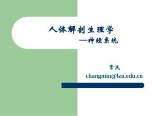 第十一章 神经系统-3