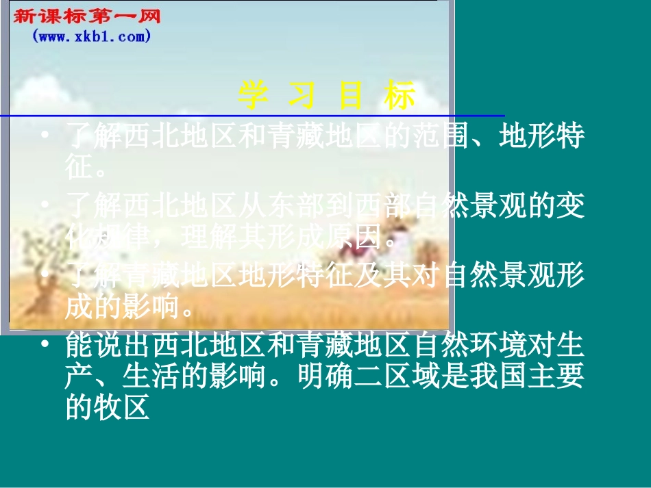 地理：第四章第三节西北地区和青藏地区课件（湘教八上）_第2页