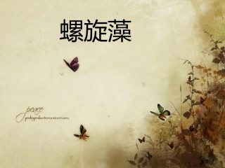 螺旋藻的形态特征和营养成分